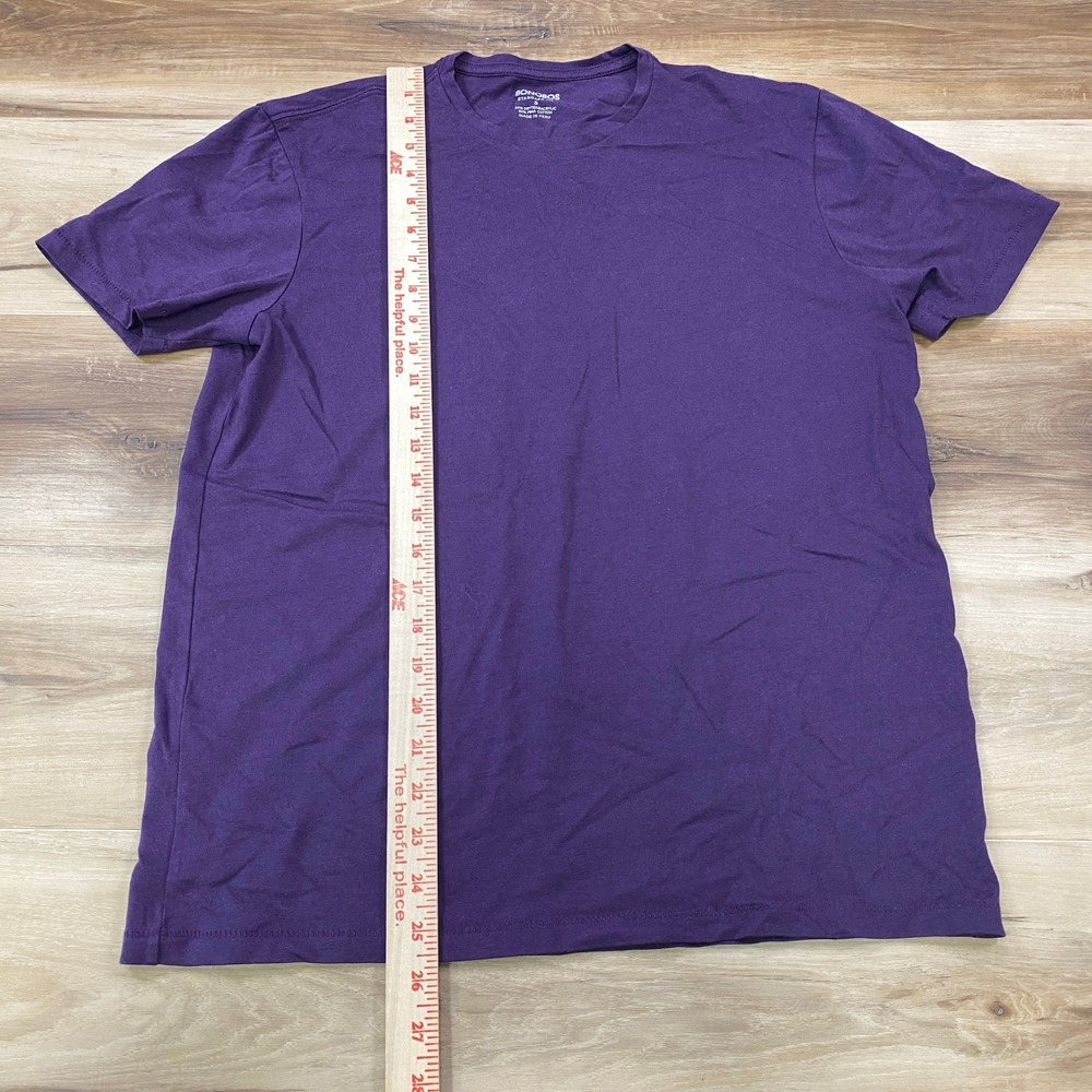 Bonobos T-Shirt Mens Small Pima Blend Standard Fit Purple Casual Short Sleeve - Picture 4 of 8